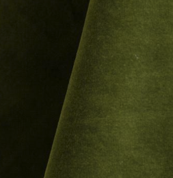 Panneau de rideau velours - Vert feuille