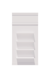 Panneau à tablettes - Élégance