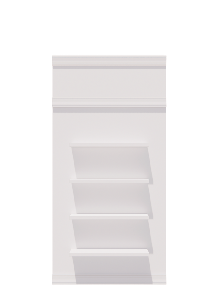 Panneau à tablettes - Élégance