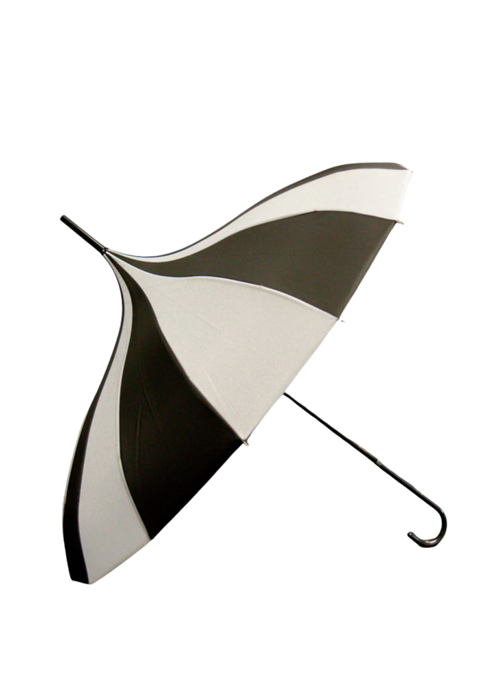 Parapluie cirque - Noir et blanc