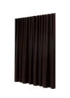 Panneau de rideau satin - Espresso