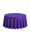 Nappe ronde satin 132" - Violet