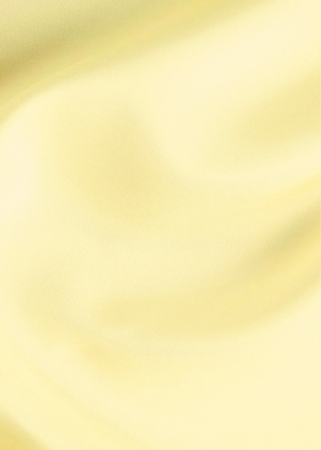 Serviette de table polyester - Jaune Beurre