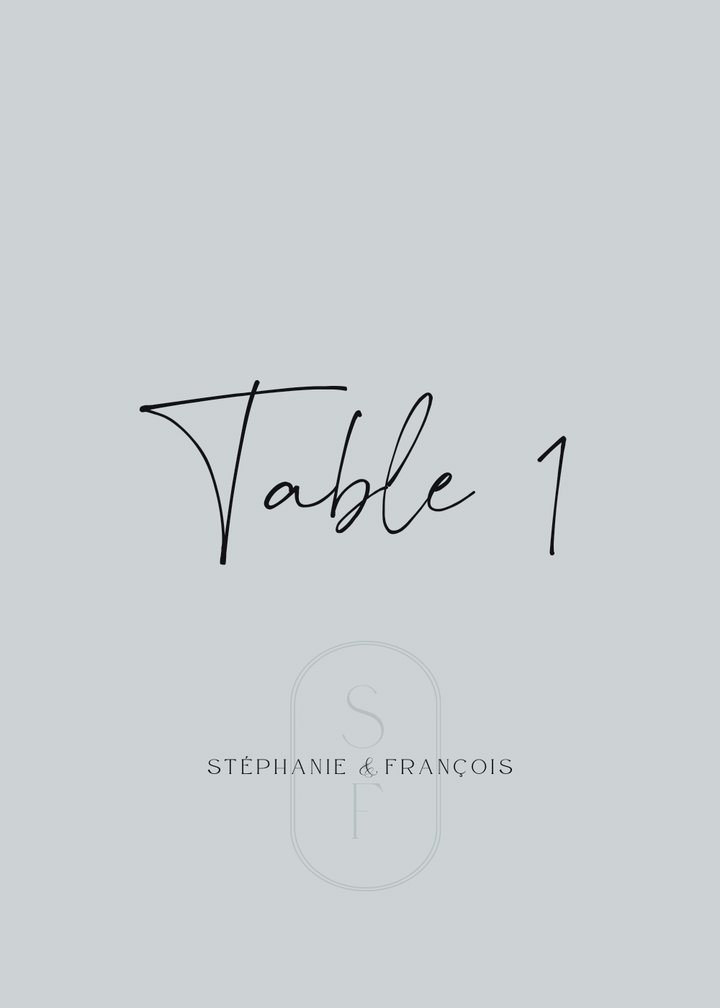 Numéro de table