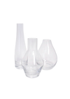 Vase en verre clair