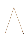 Structure d'arche triangle dorée