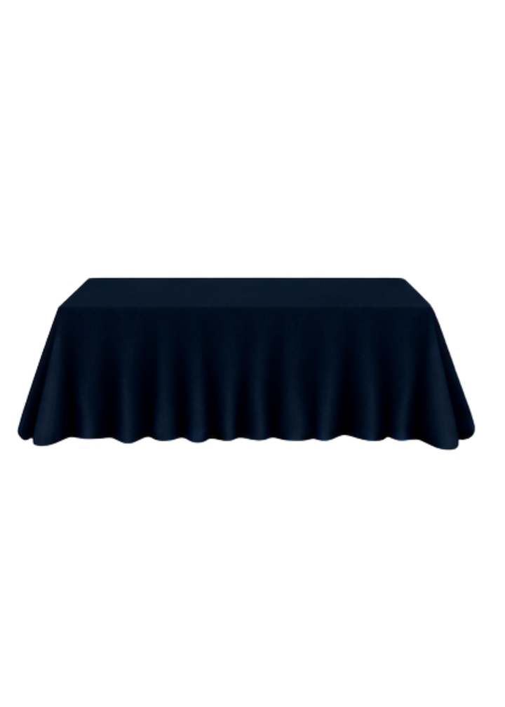 Nappe rectangulaire de velours 108''x156'' - Bleu marine