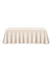 Nappe rectangulaire de velours 108''x156'' - Crème