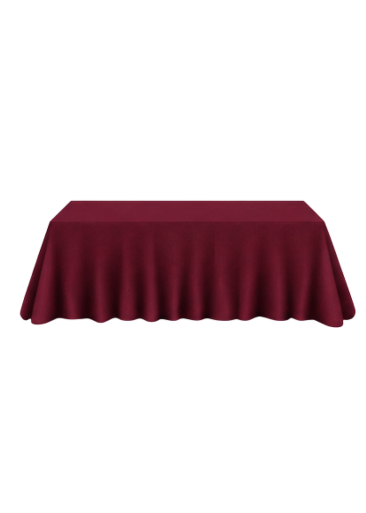 Nappe rectangulaire de velours 108''x156'' - Framboise