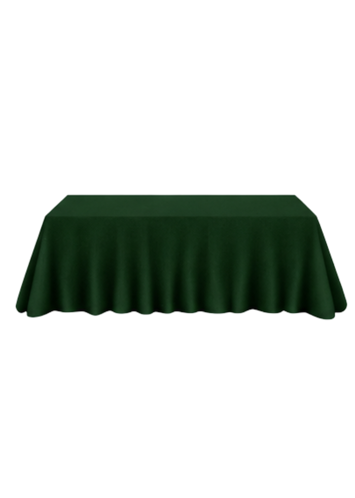 Nappe rectangulaire de velours 108''x156'' - Vert chasseur