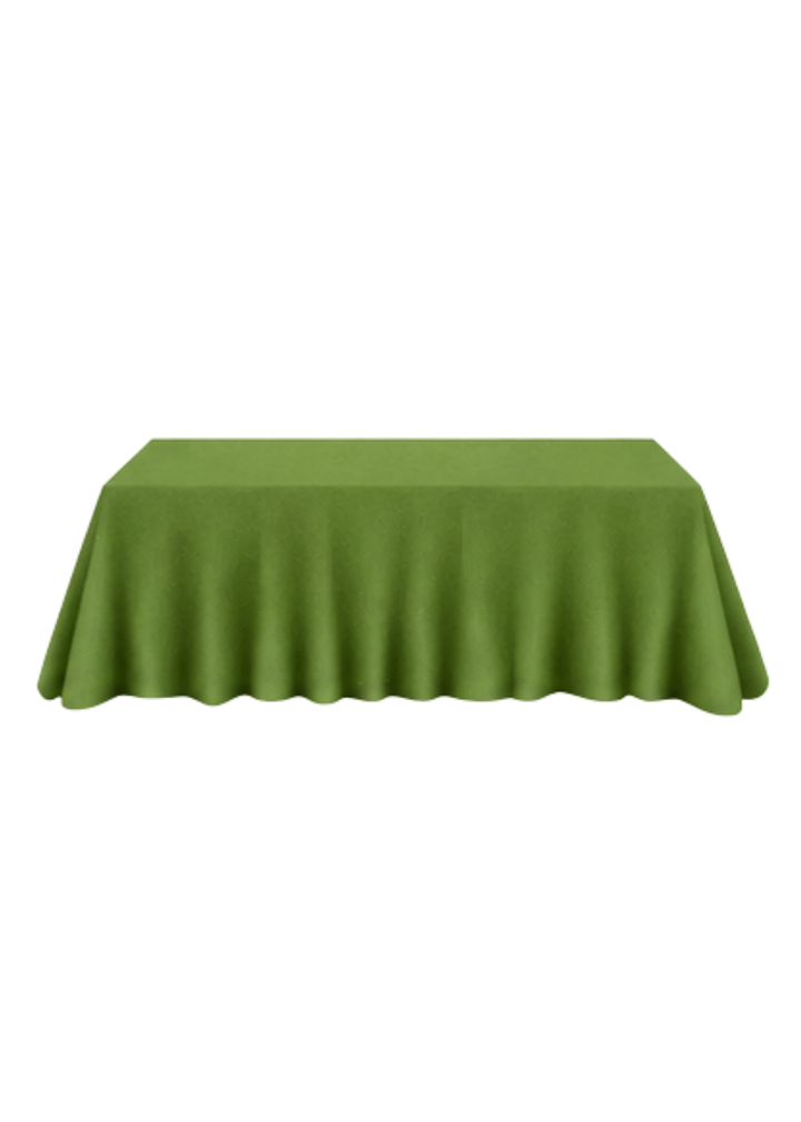 Nappe rectangulaire de velours 90''x156'' - Vert Feuille