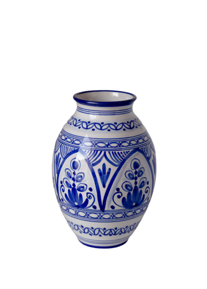 Vase créatif - Bleu et blanc