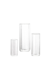 Vase cylindre rainuré