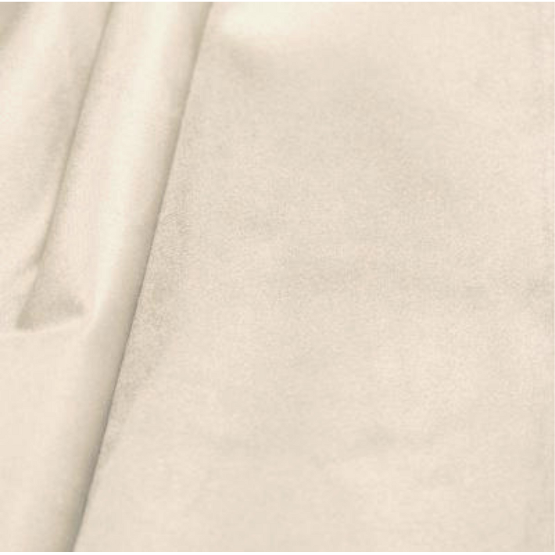Nappe rectangulaire de velours 108''x156'' - Crème