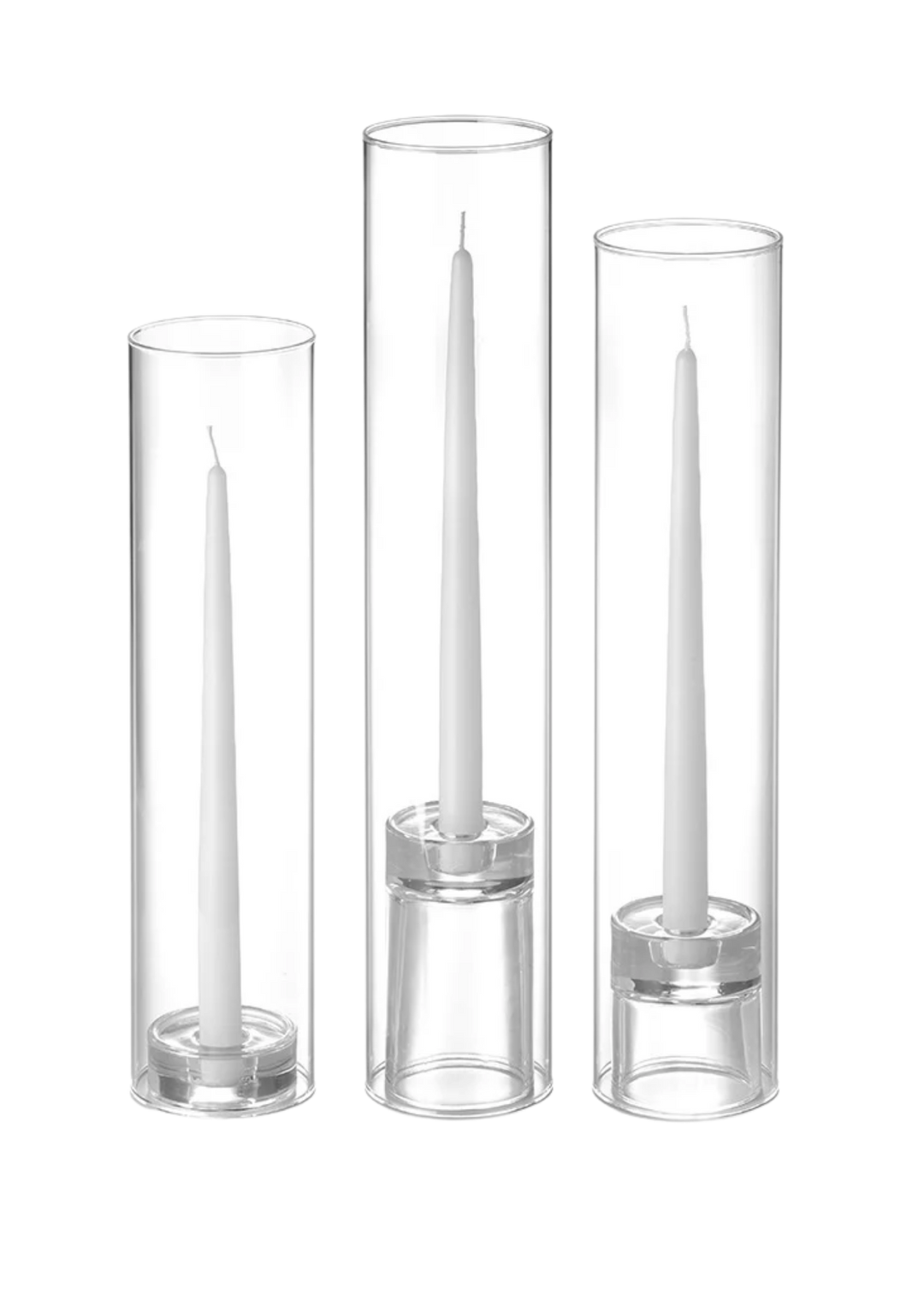 Bougeoir en verre