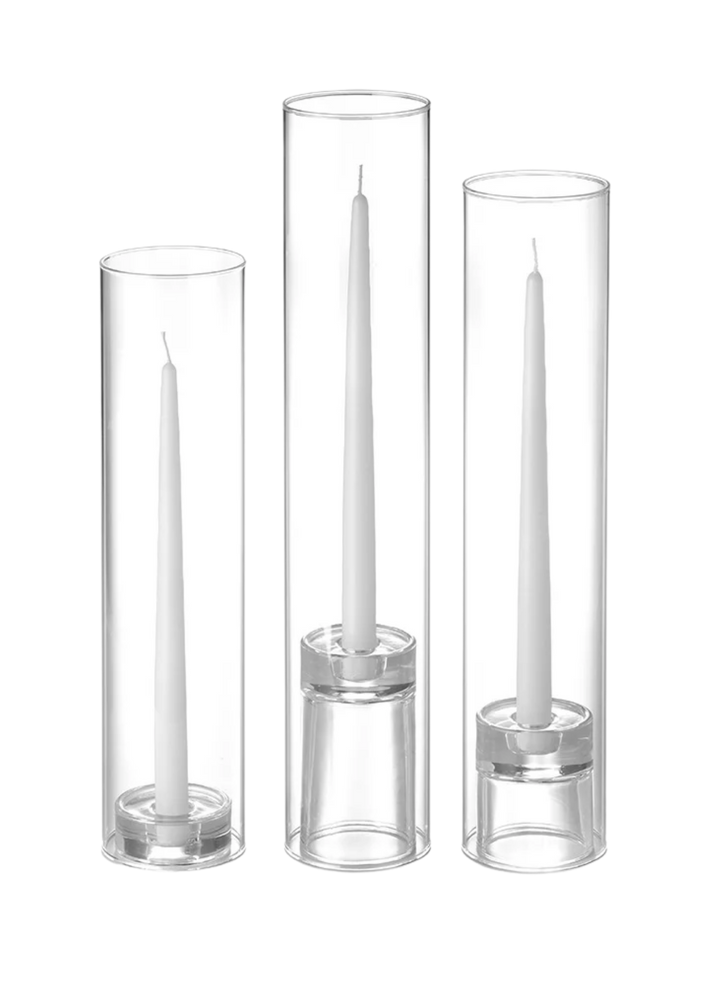Bougeoir en verre