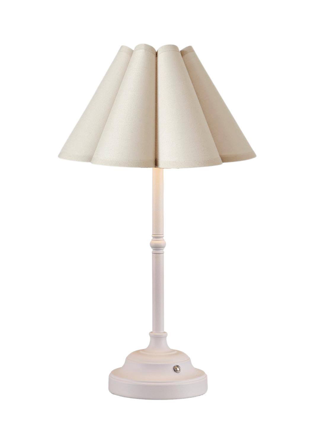 Lampe Florale - Crème & Blanche