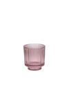 Votive rainurée Bellagio - Rose