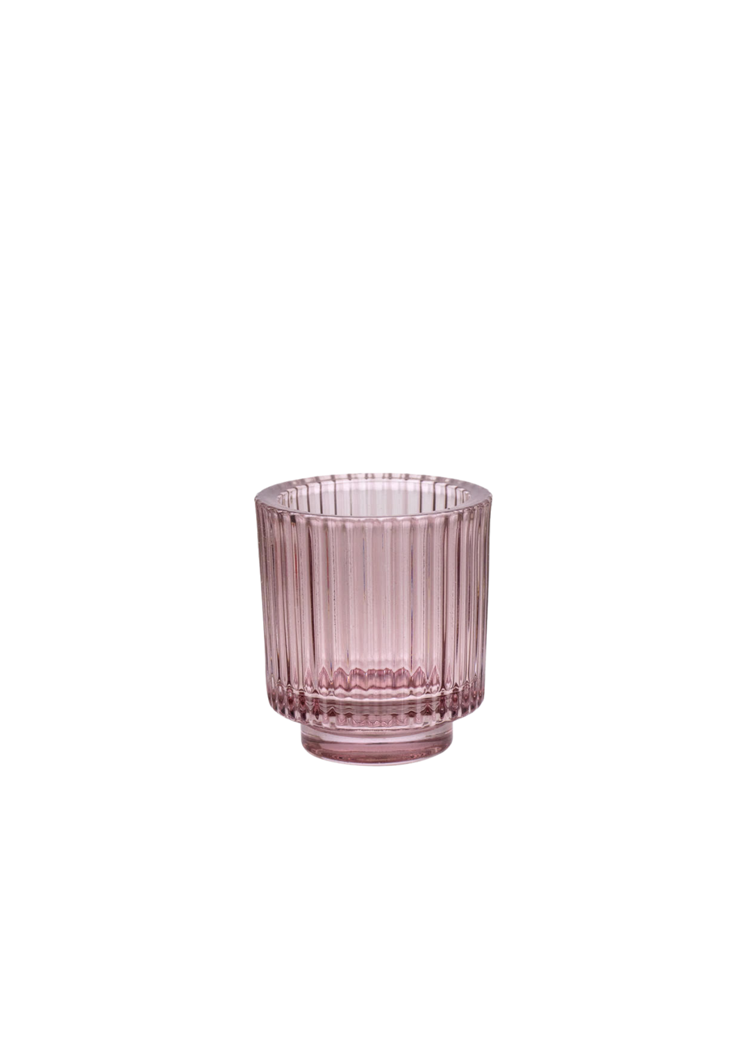 Votive rainurée Bellagio - Rose