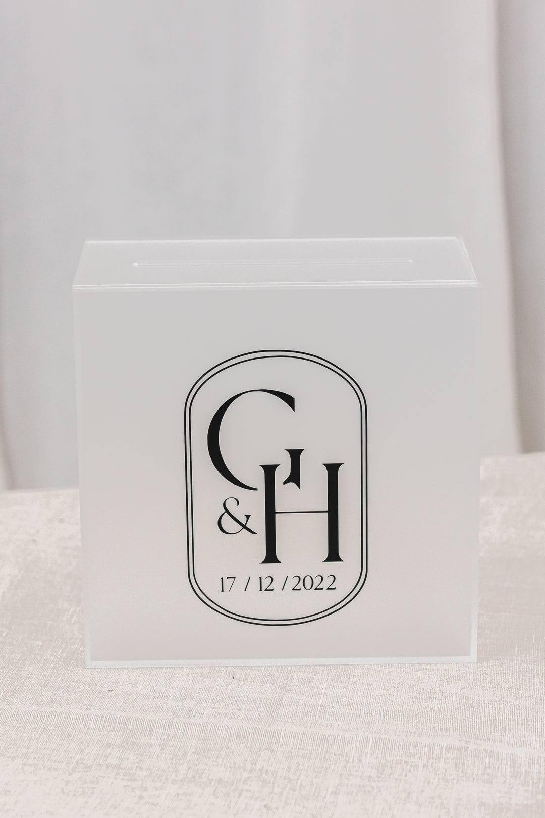 Corbeille mariage givrée
