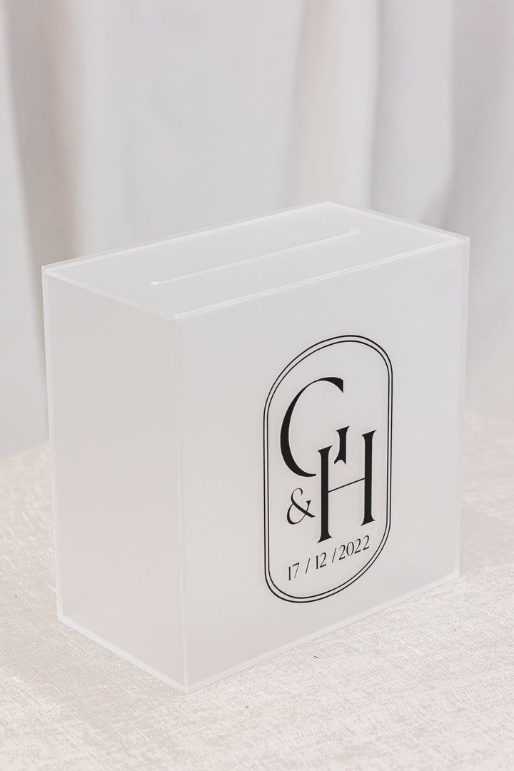 Corbeille mariage givrée