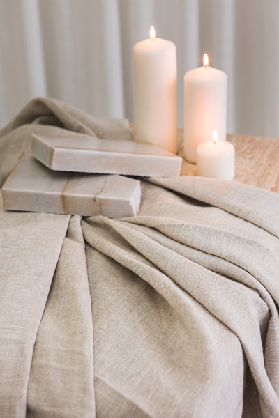 Nappe pur lin naturel
