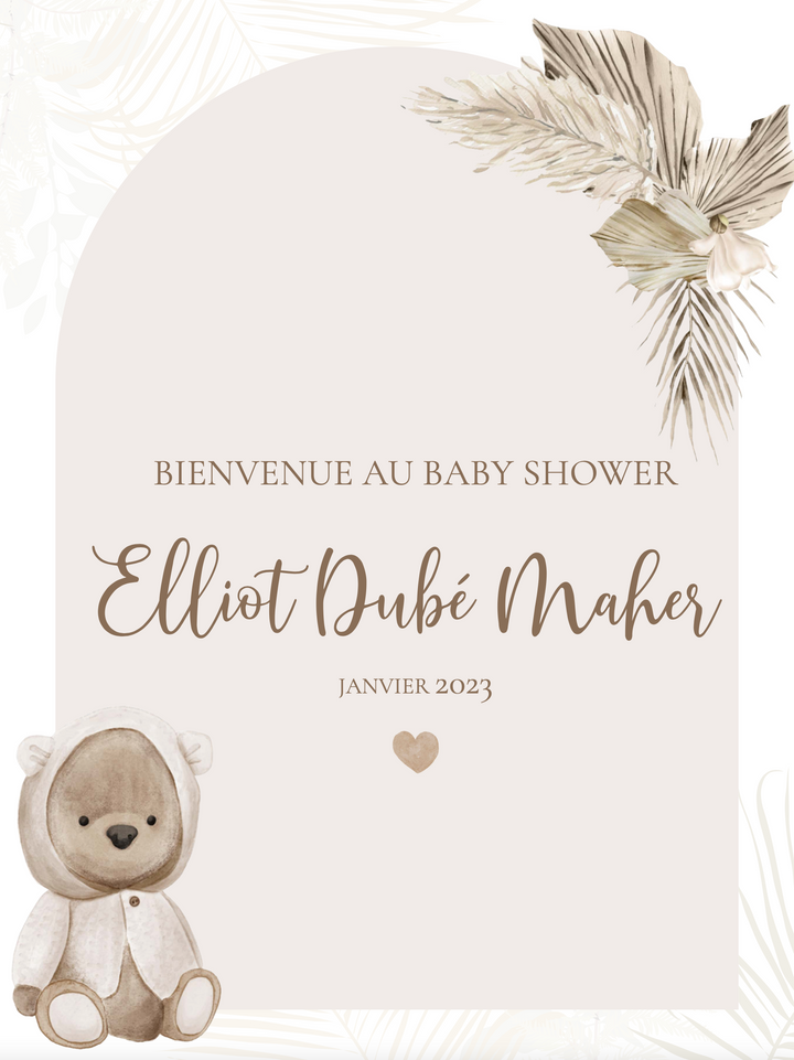 Affiches de baby Shower