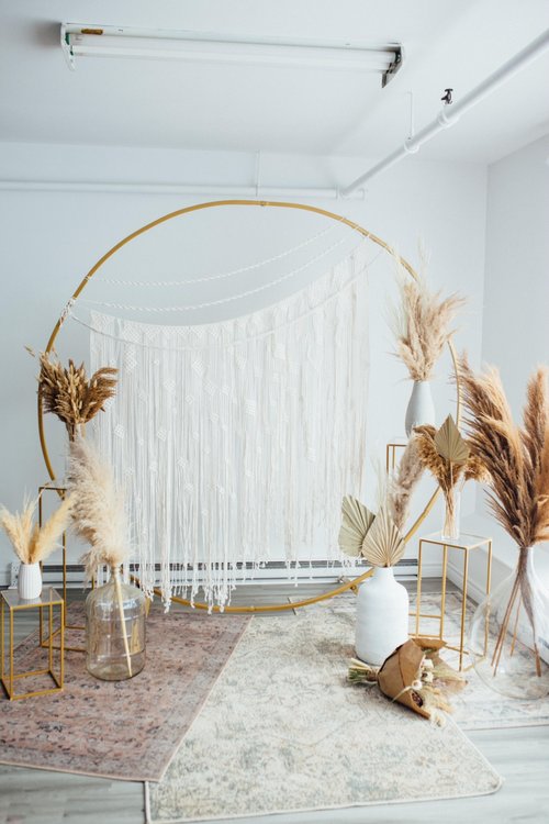 Macramé pour arche