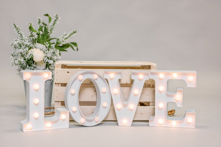 Lettre LOVE lumineux